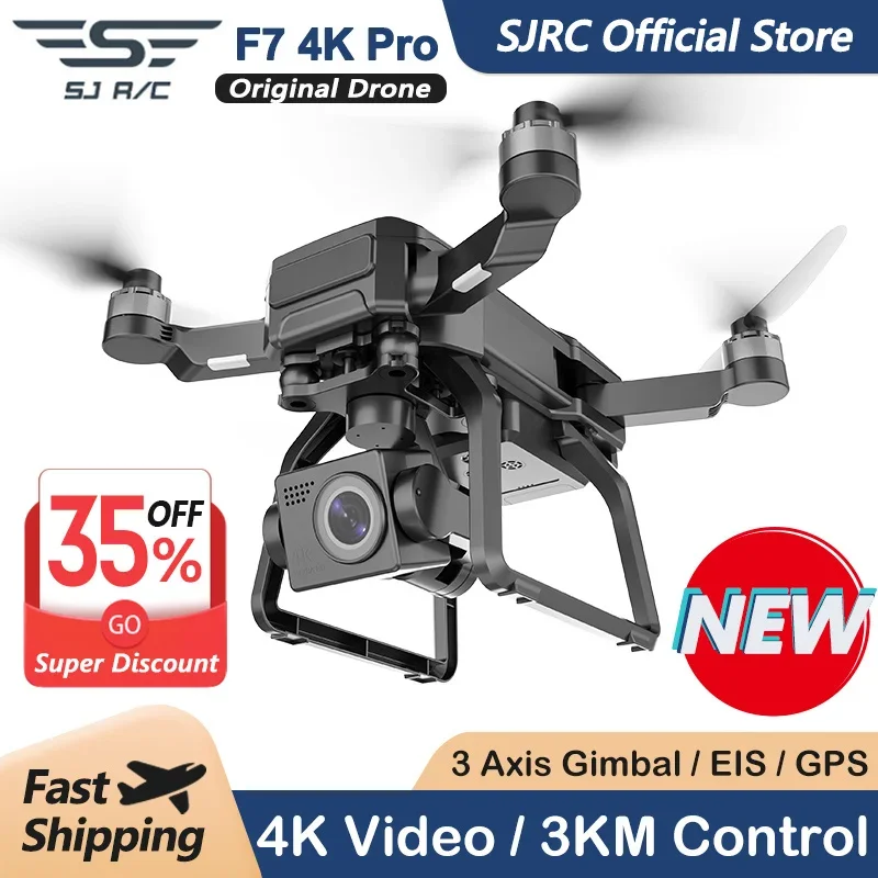 Drone Camera Professional - SJRC F7 4K PRO Cámara Drone
