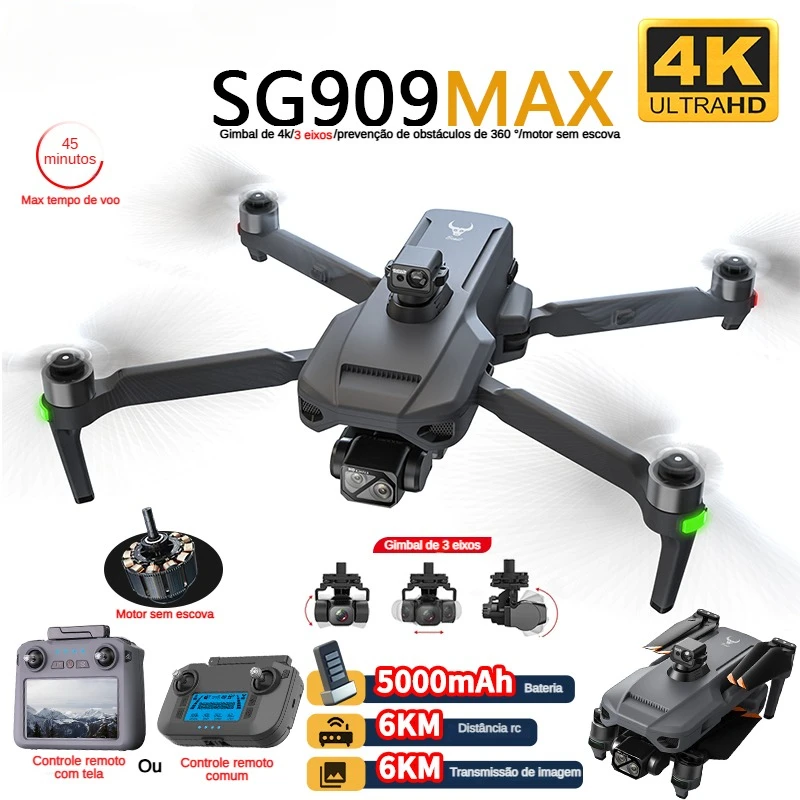 Drone Camera 4K - ZLL SG909 SG909MAX Dron profesional con
