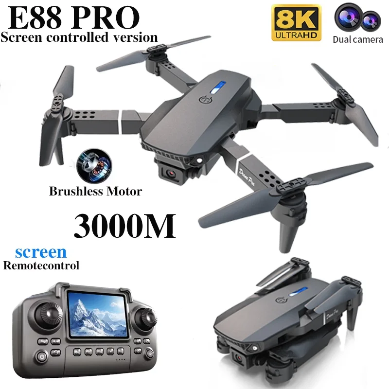 Dron Profesional E88 PRO con P - Drone Camera 4K reseña y precio